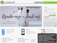 Tablet Screenshot of dziennik.librus.pl